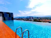 Infinity View Suites l The Horizon Ipoh l by Grab A Stay - 1-8 Pax - مسبح على السطح