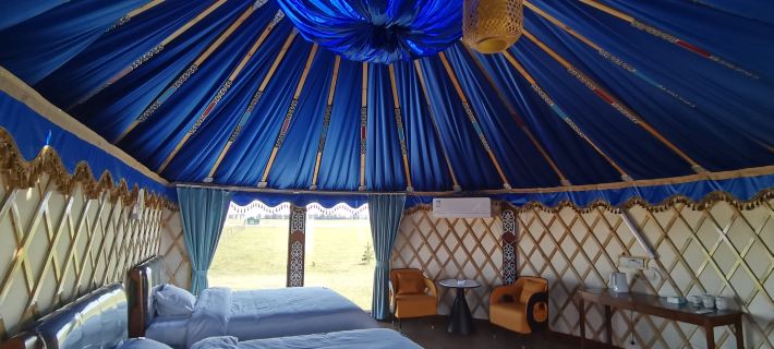 Jiali Scenic Ranch Yurt (Heishan Tou Town Branch) Hotels in Ergun City