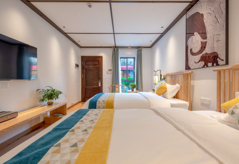 Meisu Humo Homestay의 고즈넉한 객실