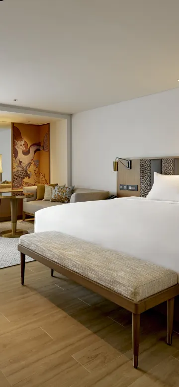 ห้องจูเนียร์สวีทพร้อมเตียงแคลิฟอร์เนียคิงไซส์