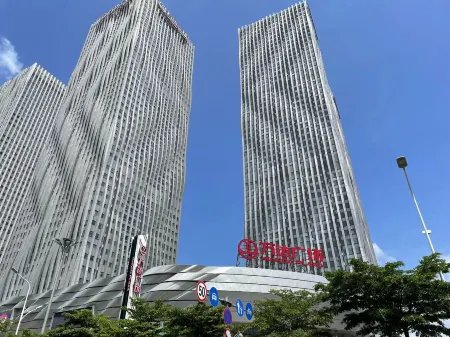 Junting International Apartment (Zhanjiang Fishing Port Park Guanhai Longlang Shop) Отели рядом с достопримечательностью «Techeng Island»