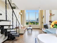 南戴河米罗复式海景公寓酒店 - 复式微海景三室套房