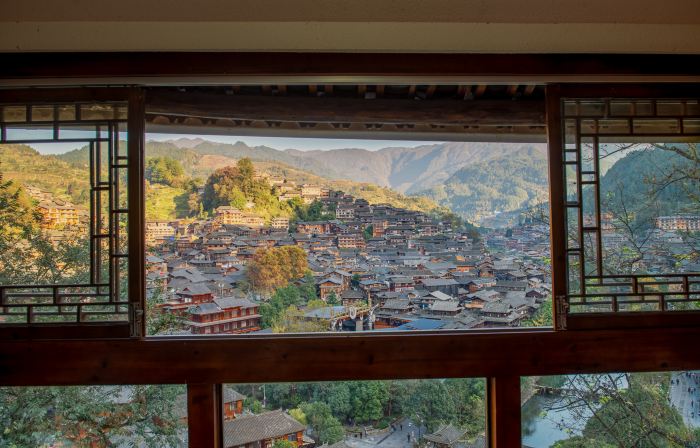 First Seeing Panorama Hotel (Xijiang Qianhu Miaozhai Observation Deck)