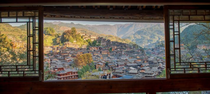 First Seeing Panorama Hotel (Xijiang Qianhu Miaozhai Observation Deck) Hotels in Leishan