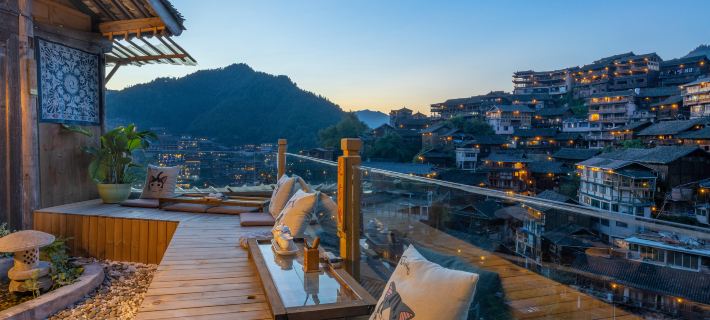 Xi jiang miao Hotel Mingshan Hotel a Leishan