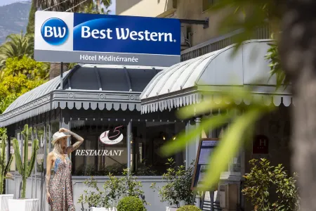 Best Western Hotel Mediterranee Menton Отели рядом с достопримечательностью «Валь Раме-Ментона Ботанический сад»