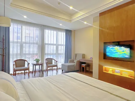 Renshou Blue Diamond Impression Hotel (Wanda Plaza) Отели рядом с достопримечательностью «Renshouxian Zhongyang Shuiti Park»