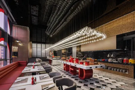 Xi'an Gaoxin Lirui Hotel (Taibai South Road Subway Station Branch) Отели рядом с достопримечательностью «Tiandiyuan Yuexi Square»