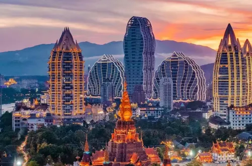 Xishuangbanna Jinghong Aixiangshui Homestay (Gaozhuang Star Night Market) - avec sources thermales