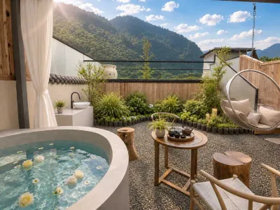 Qinglu · Private Soup Hot Spring Homestay (Qingcheng Houshan Scenic Area Store) Hotels in Qingcheng Mountain and Tai'An Ancient Town