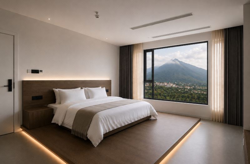 Mu Ju Ya Yi · Half Mountain Cliff High altitude Sea View | Hot Spring Private Soup Resort Homestay