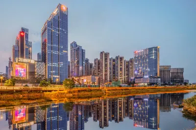 ICON LAB Aiken Hotel (Wanda Plaza), Nanshan District, Shenzhen Hotel dekat Yangtaishan Forest Park (Fulong Road)