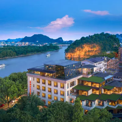 โรงแรมวีนัส รอยัล (เจดีย์คู่พระอาทิตย์และพระจันทร์ เขาช้าง เซียงซาน กุ้ยหลิน) โรงแรมใกล้เขาเซียงปิ