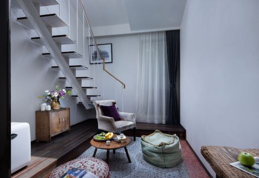 페킹 야드 호스텔 안뜰 분위기