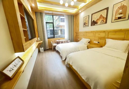 주자이거우의 평화로운 숙소 전경