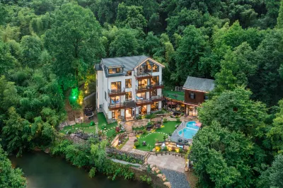 Lu Ono·Lushan·Camping Fishing Rowing Starry Sky Pool Boutique Resort Homestay Hotel in zona Yinkeng Scenic Spot