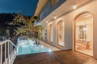 Qiran·Rustic Rutal Resort Villa  (Mutianyu Great Wall Branch） - piscina