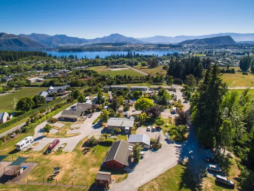 Tasman Holiday Parks - Wanaka - con vistas a la montaña