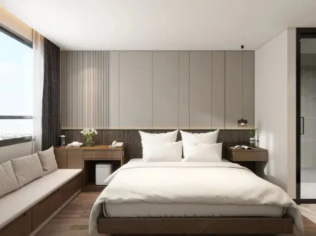 Tujia Hotel (Taiyuan Jinci Scenic Area Branch) Отели рядом с достопримечательностью «Tang Shuyu Temple»