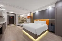 TULIP LODJ t Hotel (Wuhan Fanhai CBD Hankou Railway Station Branch) - مطابخ