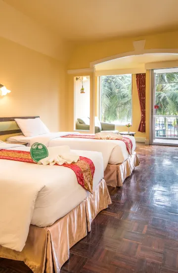 ห้องซูพีเรีย วิวทะเลสาบ เตียงเดี่ยว 2 เตียง