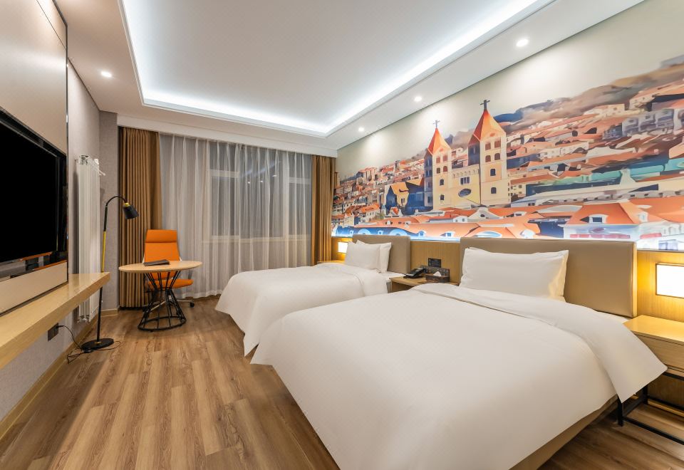 그랜드 배로니 호텔 칭다오 공항 객실