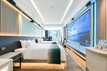 Ye Yuchen E-sports Movie Hotel (Shijiazhuang Railway University Yitang Subway Station) Отели рядом с достопримечательностью «Hebei Institute of Physical Education»