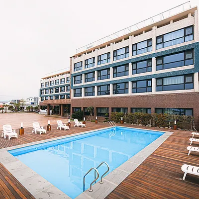 Hotel Sweet Castle Jeju Hamdeok 咸德海水浴場周辺のホテル