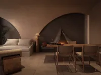 Miyake Yisheng · Middleton style medieval luxury designer Snow Mountain View Hotel