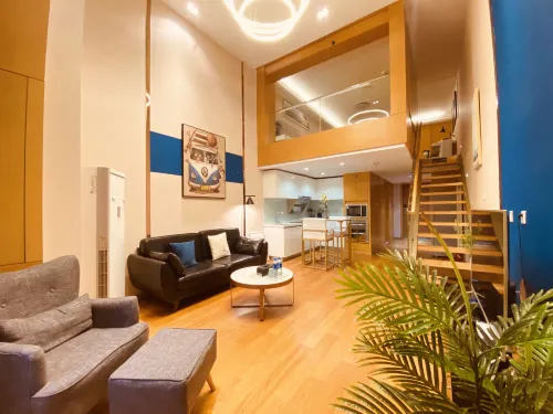 Jinlan loft self service hotel apartment (Binhai New Area Development Zone store) - ติดทะเล