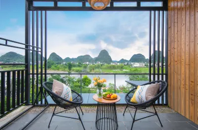 Yangshuo Shanhelian Riverside Garden Hotel Hotel in zona Yulong Bridge