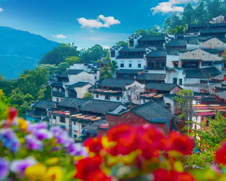 婺源篁嶺景區曬秋美宿 婺源酒店