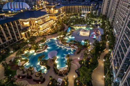 YuanDa Hot Springs International Resort Hotel Отели в г. Юаньмоу