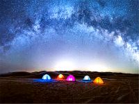 敦煌狂浪沙漠露营基地 - 沙漠穿越vip高端星空露营帐篷房(公共卫浴)