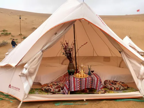 District Desert North Starry Sky Desert Camping Site - Mountain view