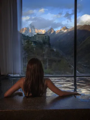 Four-Goddess Mountain Cloud View Fan's Lodging Hotel di Xiaojin