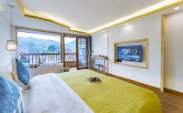 Tianhe Yixin·Qianyunshan Township Observation Deck High-altitude Panorama Mountain House Hotels in Leishan