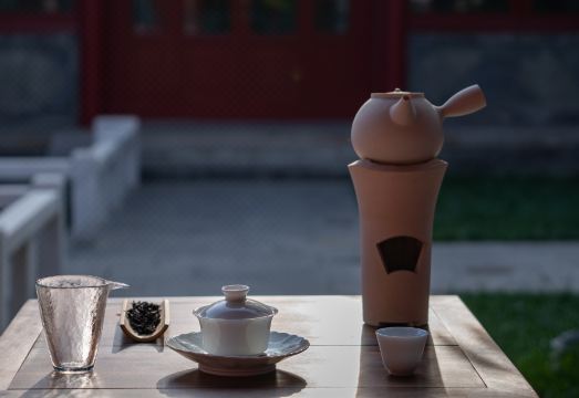 Heyuanzhixin courtyard의 고급스러운 객실 내부