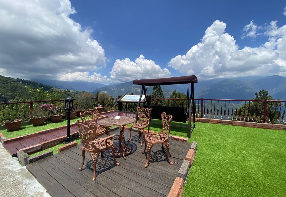 칭징 백운산장 뷰