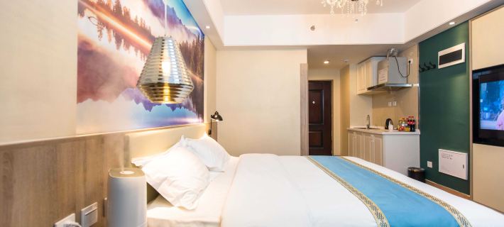 Lanshe ImpressionApartment (Siping Wanda Plaza) โรงแรมในซื่อผิง