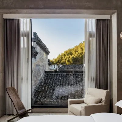 Huangshan Pushi·Oriental Space Aesthetic Luxury Hideaway Homestay (Lingshan, Chengkan ) 霊山テラス周辺のホテル