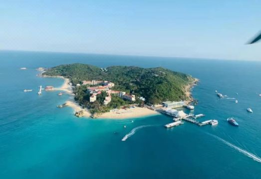 싼야 해변 풍경