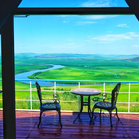 Wulan Mountain Scenic Spot Visitor Center, Hexiantou Town, Erguna, Inner Mongolia, China