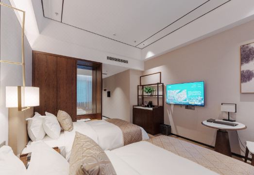 창 베이스 리조트 가족 룸 또는 조식 장면