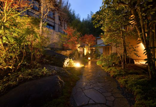 Oni No Sumika의 고즈넉한 정원 또는 외부 전경