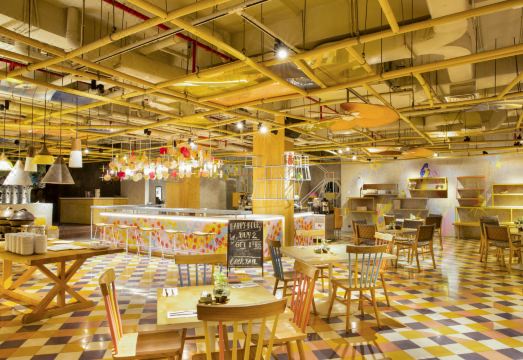 현대적인 호텔 내부