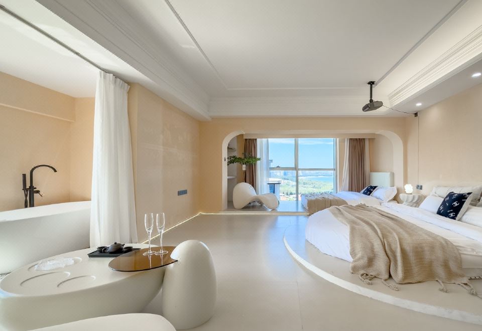 둥산 란안 샤오주 호텔 객실에서 바라본 바깥 풍경