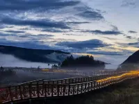 阿爾山津蒙飯店 - 陽台