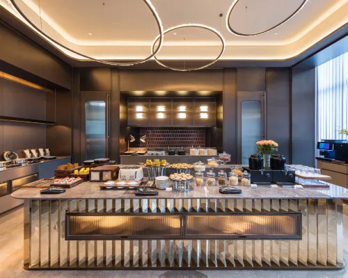 Beijing Houshayu New International Exhibition Center Crystal Orange Hotel Makanan Photos