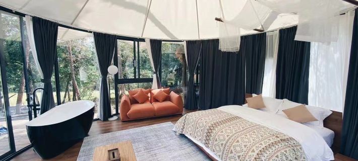 Laran Camping Base (Laran Lake Kangyang Town Store) 두산 호텔